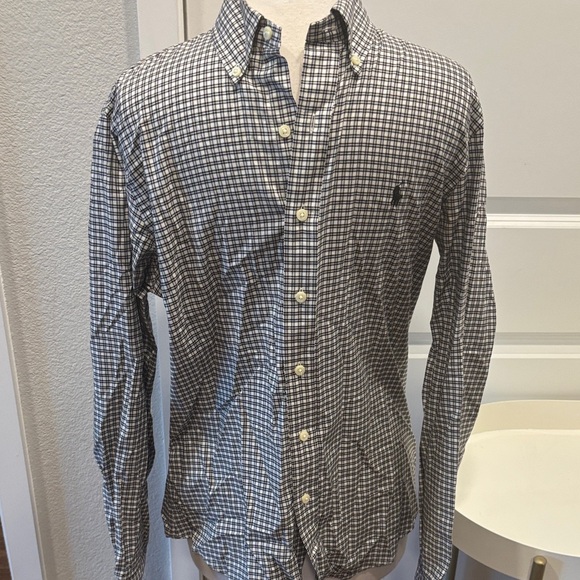 Ralph Lauren Other - EUC Ralph Lauren Black and White Laundry Twill Plaid Shirt